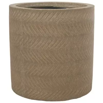 Большой горшок Fishbone Fossil-wood Cylinder