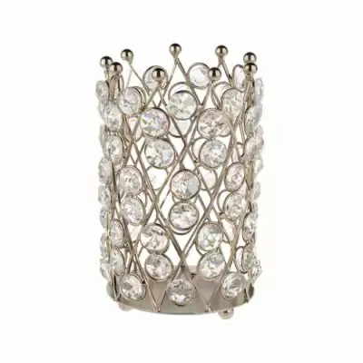 Подсвечник декоративный Корона с кристаллами