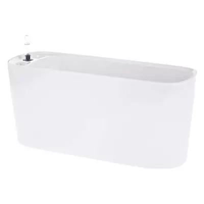 Пластиковое кашпо с автополивом Oval Silk