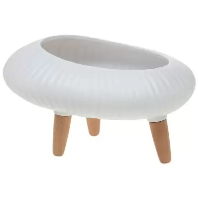 Керамическое кашпо на ножках