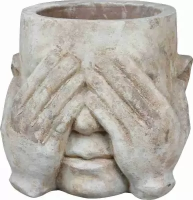 Глиняный горшок голова Head Eye Глиняный горшок голова Head Eye