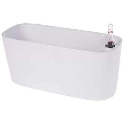 Пластиковое кашпо с автополивом Oval Silk