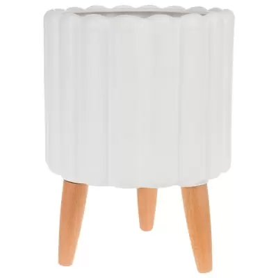 Кашпо керамическое на ножках Луи