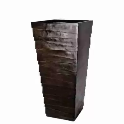 Высокий вазон Zigzag 