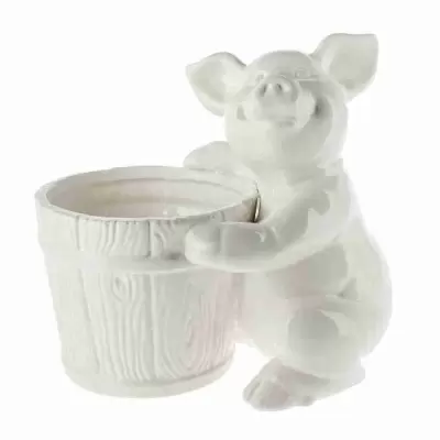 Кашпо деревенская свинка Кашпо деревенская свинка