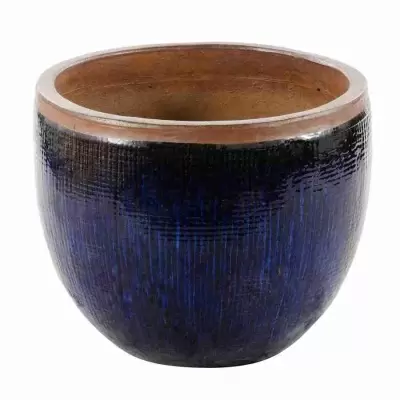 Горшок для цветов Bergen low blue Горшок для цветов Bergen low blue