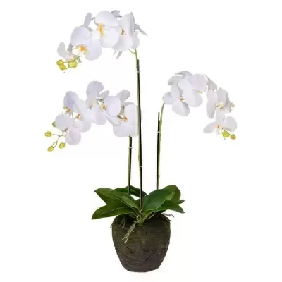 Фаленопсис искусственный в кашпо