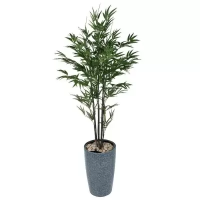 Бамбук искусственный в горшке Vase Stone