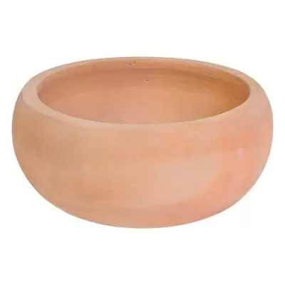 Большой глиняный горшок Terra Round bowl