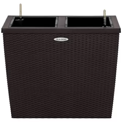 Кашпо OLA DOM RATTAN Dual 28 литров