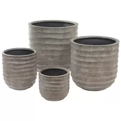 Большой уличный горшок Palm Round