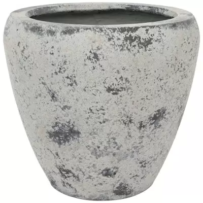 Большой цветочный горшок Plain Round Patina