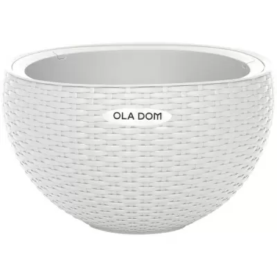 Кашпо круглое OLA DOM RATTAN 5 литров Кашпо круглое OLA DOM RATTAN 5 литров