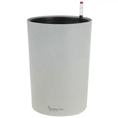 Пластиковое кашпо с автополивом Cylinder Stone