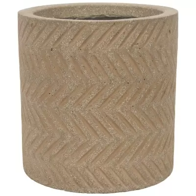 Большой горшок Fishbone Fossil-wood Cylinder