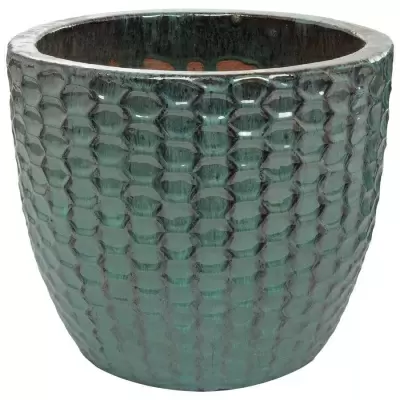 Большой керамический горшок Duo Round