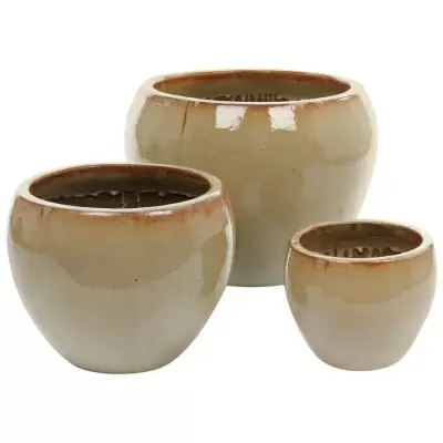 Кашпо керамика Кракелюр 