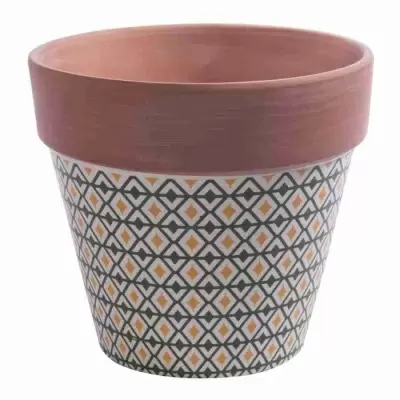 Глазурованный горшок терракота