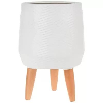 Кашпо керамическое на ножках Баги