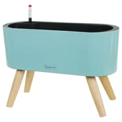 Пластиковое кашпо с автополивом Oval Matt WL