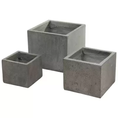 Уличный большой горшок Liverpool Cubical