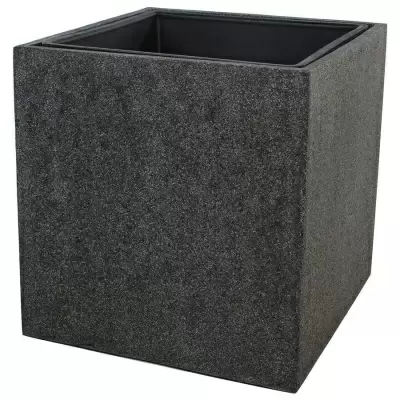 Прямоугольный большой горшок Rock Cube Прямоугольный большой горшок Rock Cube