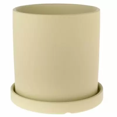 Керамический горшок с поддоном