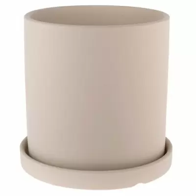 Керамический горшок с поддоном