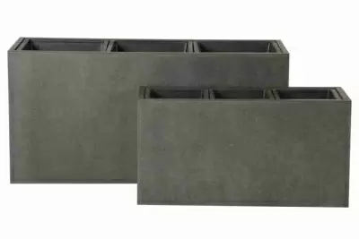 Цветочный горшок Rectangle Natural Smoot cubical Цветочный горшок Rectangle Natural Smoot cubical