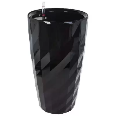 Пластиковое кашпо с автополивом Vase Rib