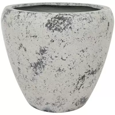 Большой цветочный горшок Plain Round Patina