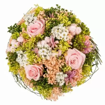 Стабилизированный букет Гарден розовый