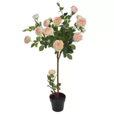 Роза искусственная в кашпо Роза искусственная в кашпо