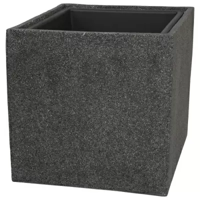 Прямоугольный большой горшок Rock Cube Прямоугольный большой горшок Rock Cube