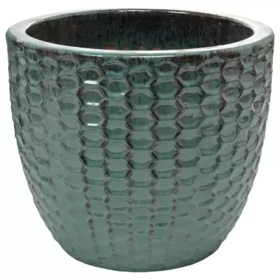 Большой керамический горшок Duo Round