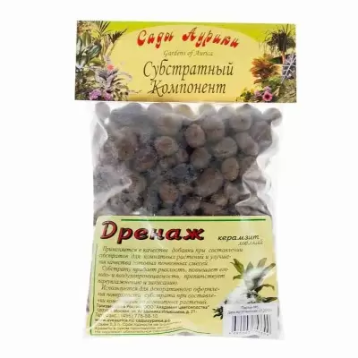 Дренаж (керамзит) мелкий 0,3л Дренаж (керамзит) мелкий 0,3л