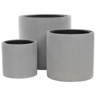 Большой горшок Cement Grey Сylinder