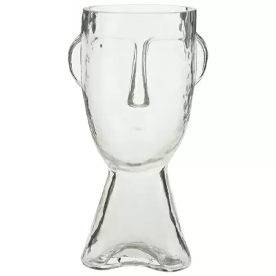 Стеклянная ваза Голова Стеклянная ваза Голова