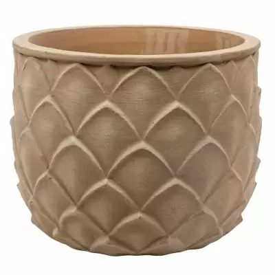 Глиняный большой горшок Mterra Leaves Jar