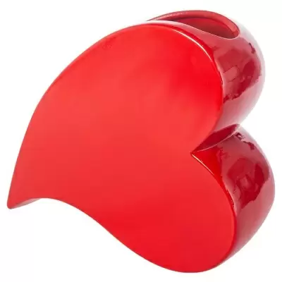 Керамическая ваза Red Heart Керамическая ваза Red Heart