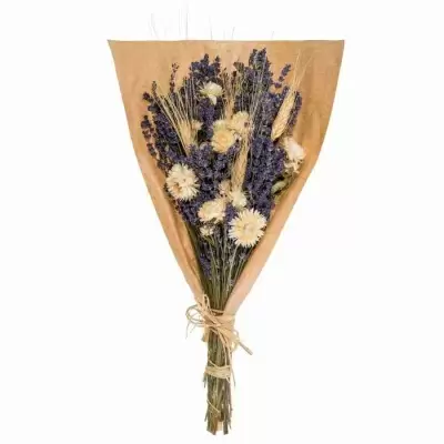 Стабилизированный букет Лаванда с белым цмином