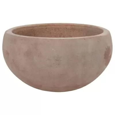 Большой глиняный горшок Terra Round bowl