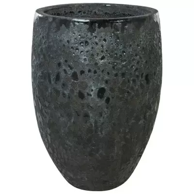 Высокий горшок для цветов S-black 