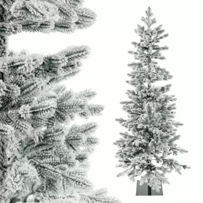 Ель искусственная заснеженная Тикко