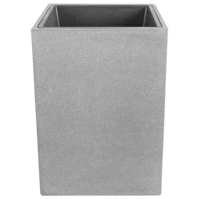 Цветочный горшок Square Rough Grey cubical