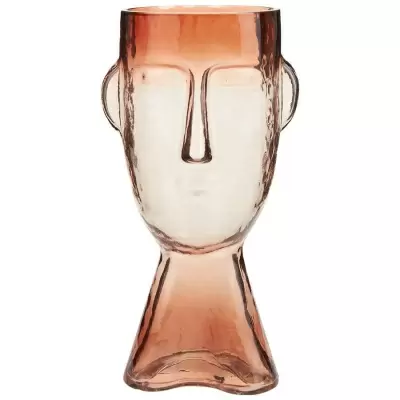 Стеклянная ваза Голова