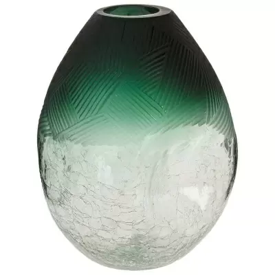 Ваза стеклянная Green Stone