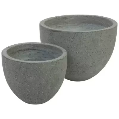 Большой уличный горшок Sandy Cement