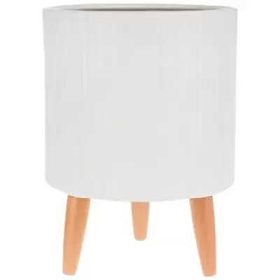 Кашпо керамическое на ножках Мира