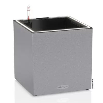 Кашпо Lechuza Canto Stone LED low Кашпо Lechuza Canto Stone LED low